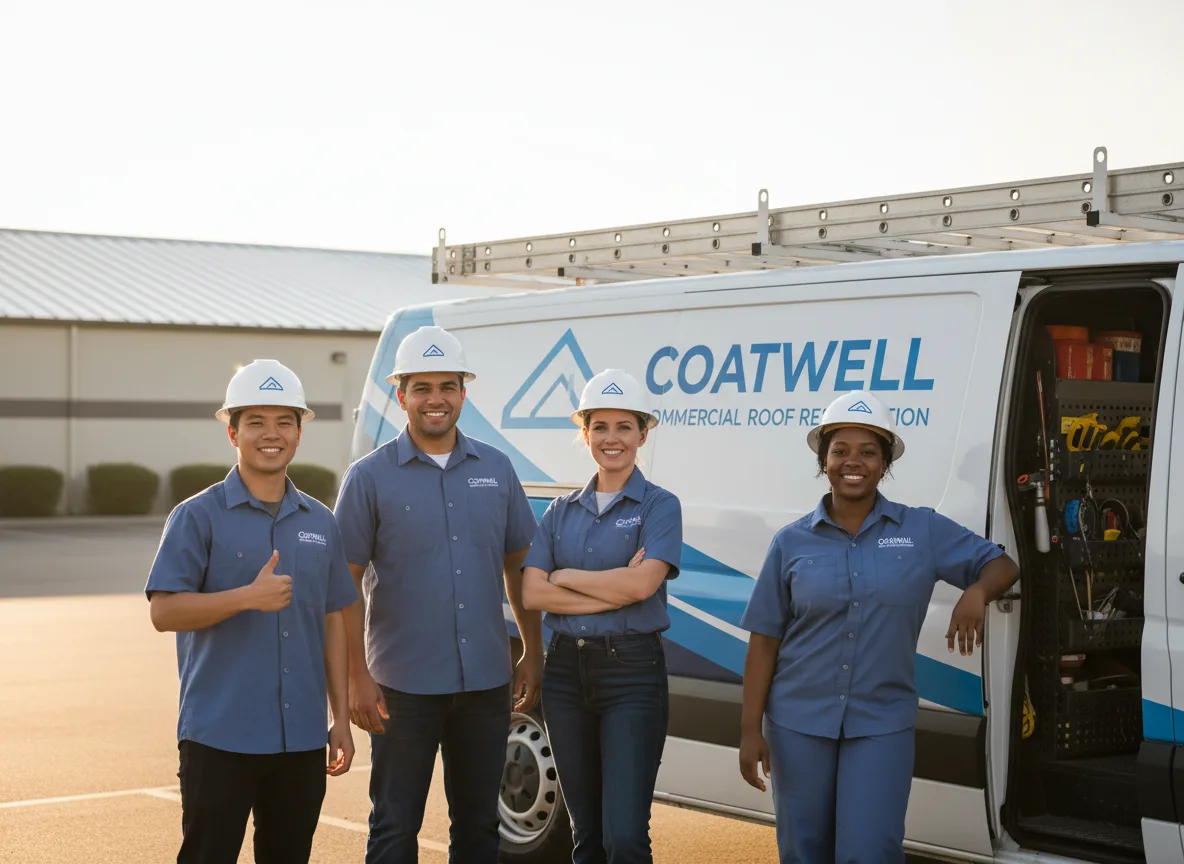 Commercial roof coating company in Congerville, IL